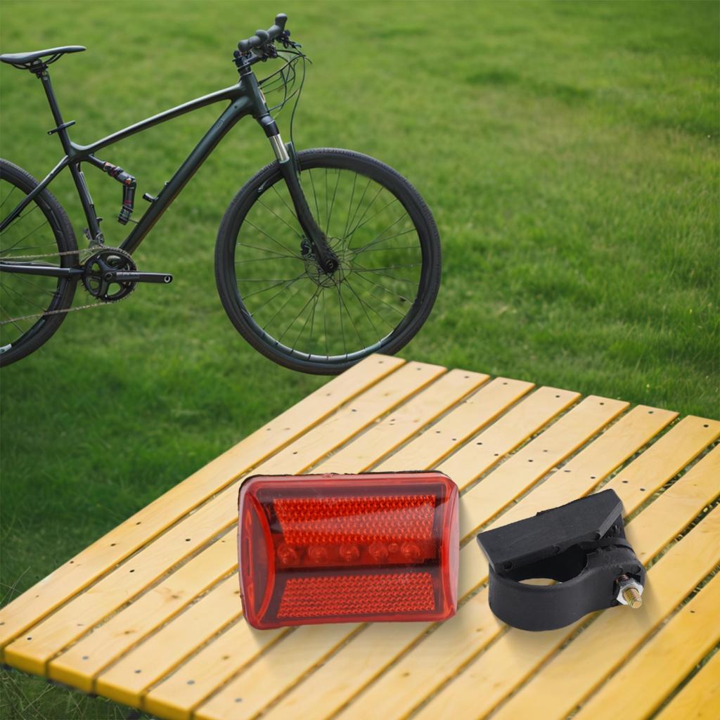 Säkerhetsblinkande bakljusfäste AA-batteridrivet