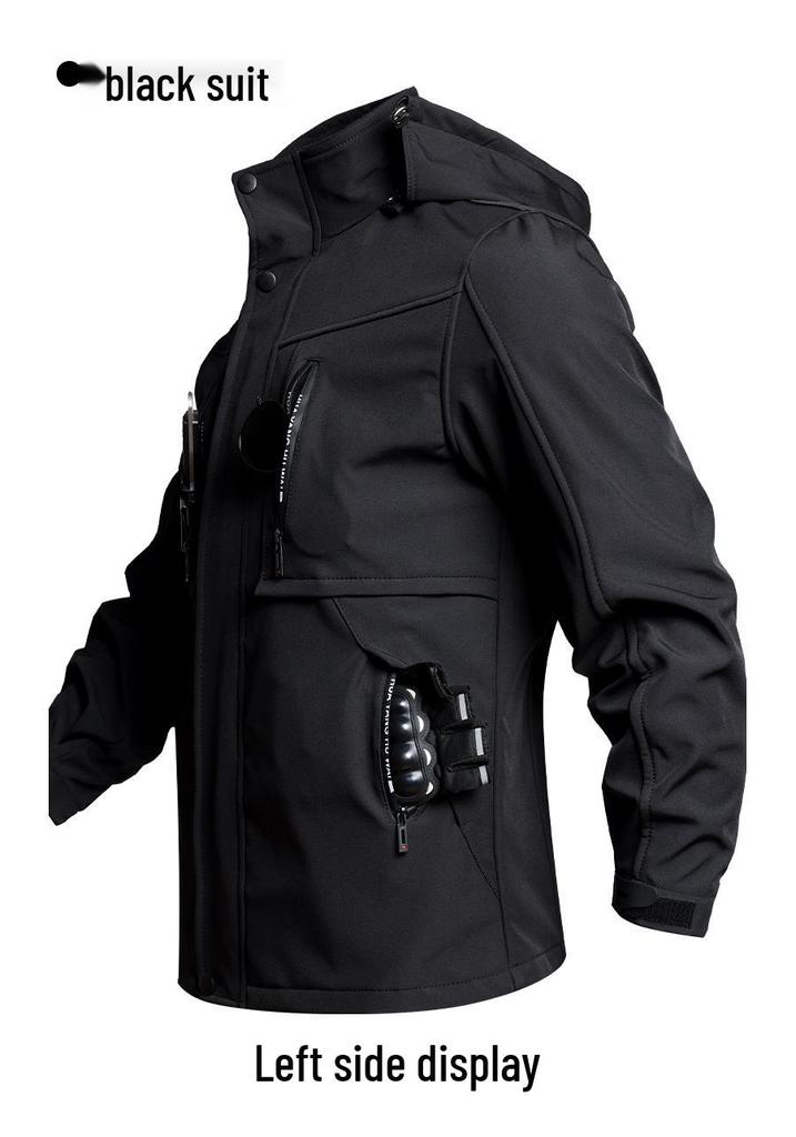 Men's Windproof Water-Repellent Warm Winter Mountaineering Jacket and Pants Set