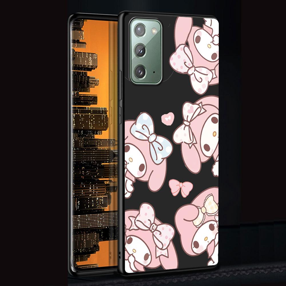 Cinnamoroll My Melody Case for Samsung Galaxy Note 20 Ultra 10 Plus 9 8 TPU Phone Cover Note 10 Lite Soft Shell Funda Capa