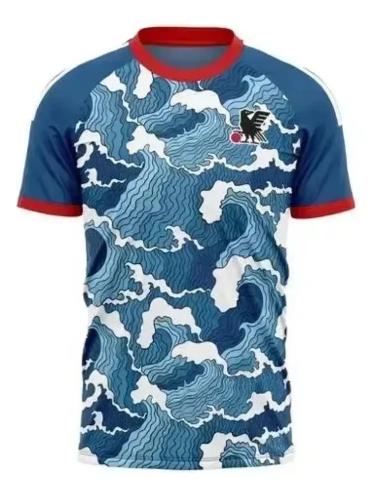 2026 Men's Popular Japanese Anime 3d Printed T-Shirt Top Sports Hot Blooded Ball Suit Children's Outdoor Quick Drying Clothing