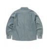 Thisisneverthat Washed Denim Zip Shirt Washed Blue
