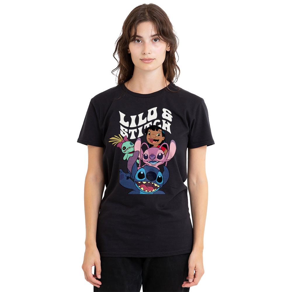 Lilo & Stitch Unisex Adult Character Montage T-Shirt