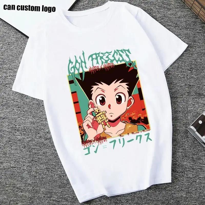 25Anime Hunter X Hunter Killua Zoldyck T Shirt Men Women Casual Fashion Harajuku Short Sleeve Crew Neck Plus Size Unisex T Shirt