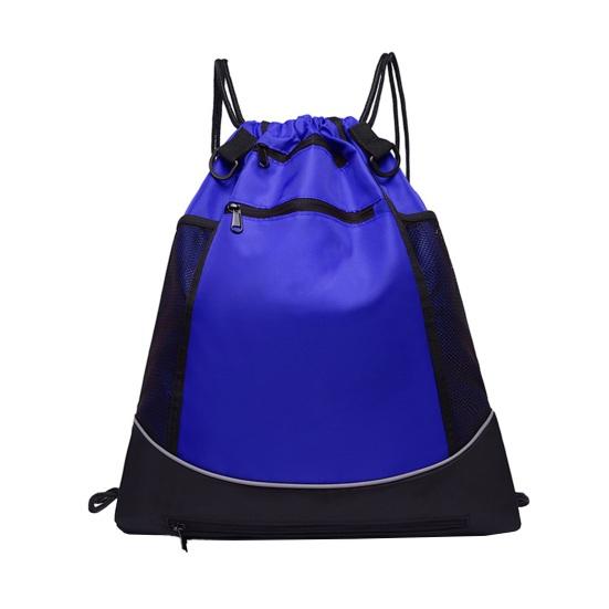 Basketball Carrier Bag Large Capacity Gym Bag Drawstring Closure Backpack with Mesh Pocket for Basketball Training School Gym