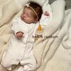 BZDOLL 19inch 48cm Newborn Baby (Cloth Body, Vinyl Limb) Asleep Reborn Baby Doll 3D-paint Skin With Visible Veins Toy