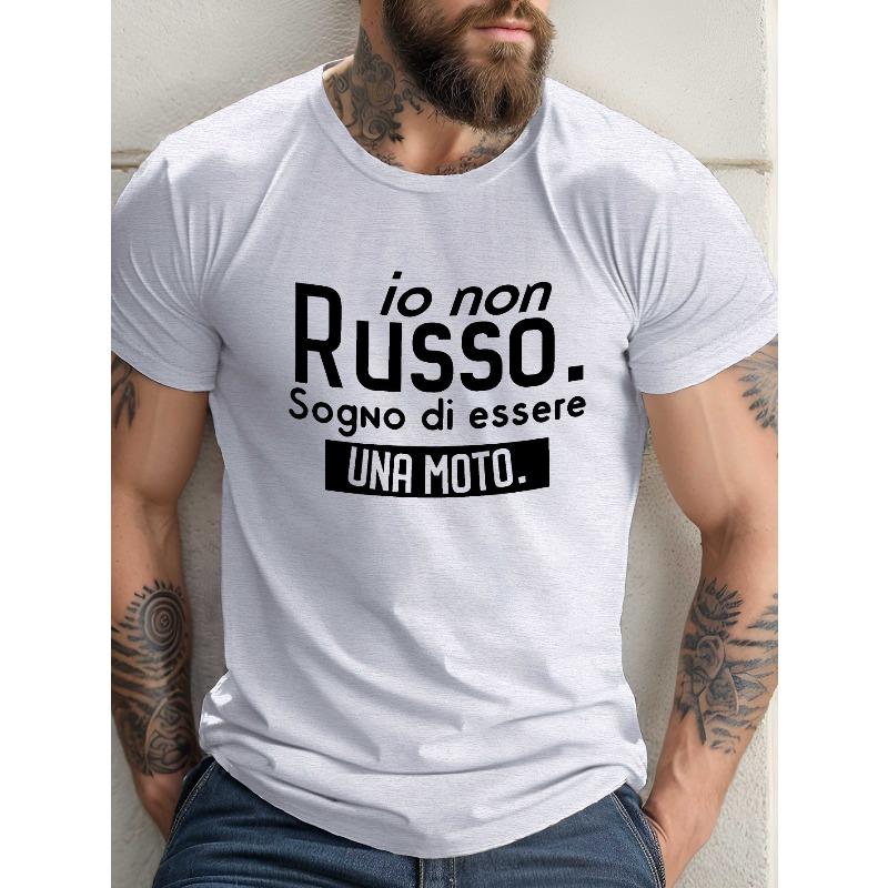 European Size Interesting Italian Quotes Crinkle Plus Size Men s T-Shirt, PLUS SIZE S