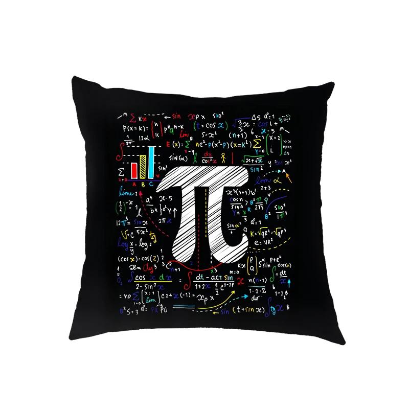 Magic Cube/ Math Formula Cushion Covers Periodic Table of Elements Pillowcase Home Sofa Decor Throw Pillow Cover for Living Roon