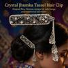 New Chinese Style Tassel Hair Clip Light Luxury Ethnic Mongolian Bangles Hair Accessories for Women Wedding Party