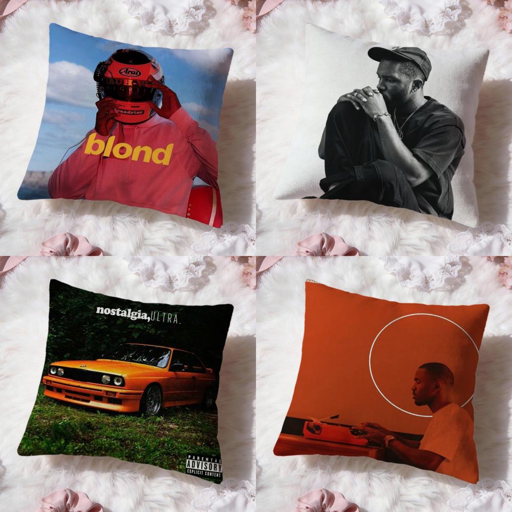 Blond F-Frank O-Ocean Cushion Cover Premium Comfort Reversible Pillow Cove -Two in One Design for Any Room & Car Interior