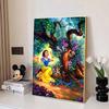 Disney Diamond Painting Snow White and The Seven Dwarfs Forest Healing Illustration 5D Diamond Painting Art Embroidery Cross Stitch Room Decoration
