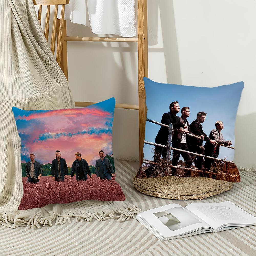 Funda de Almohada W-Westlife-S Funda para Cojín de Hogar Adecuada para Oficina Sofá Coche Adecuada para Todas las Estaciones