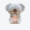 Nouveau koala en peluche avec lumière respirante de 28 cm pour enfants et bébés, poupée apaisante avec musique pour dormir, artefact de sommeil, cadeau