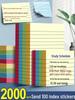 800 Lined Sticky Notes, Large Size, High Adhesion, Japanese Style, Ideal for Students and Memo Pads
