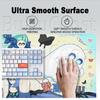 Laptop Gaming Keyboard Desktop Mat Hololive Kawaii Uruha Rushia Anime Mousepad Large Office Cabinet Carpet PC Rubber Accessories