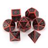 7 Pieces Metal Dices Set DND Polyhedral Solid D&D Dice Set, Used for Role-Playing Games Dungeon and Dragon Dice Games