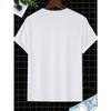 Europäische Größen Herren Lustiges Hahn & F-Caw-F Aufdruck T-Shirt - Groß & Übergröße Atmungsaktives Feuchtigkeitsableitendes Sommer-T-Shirt