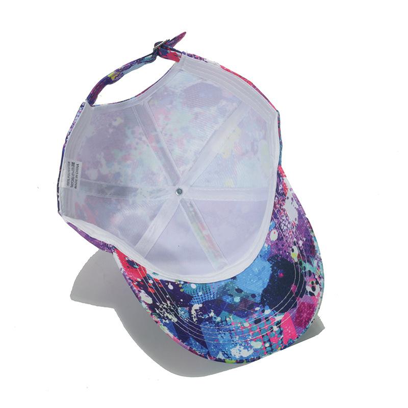 New Spring And Summer Casual Sun Hat Trend Hip Hop Color Graffiti Painted Men'S And Women'S Adjustable Baseball Hats Gorras