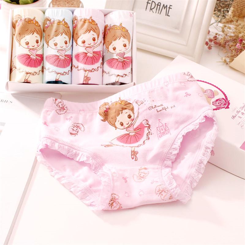 Girls' Fine Cotton Underwear, Sizes 2-12, Assorted Briefs and Shorts