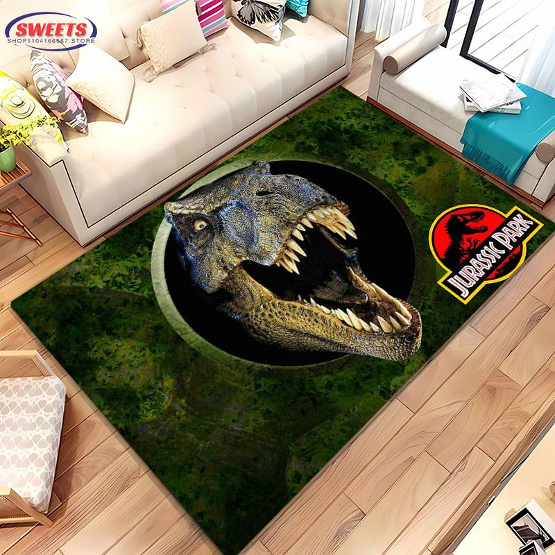 Klasický film Dinosauří P-Park Velký koberec pro domov Obývací pokoj Dětská ložnice Pohovka Rohožka Kuchyňská podlahová rohož Protiskluzová Dekorace