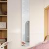 Spiegel-Wachstumstabelle für die Wand Acryl Kinder Messspiegel Höhenmessgerät Kinderzimmer Wanddeko Verkleidungszentrum Lineal Mit