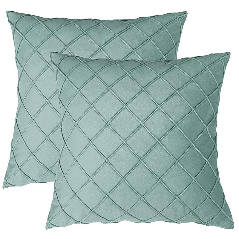 Sofa Pillow Bedside Car Lumbar Pillow Cushion Velvet Pillow Cover Ins Style New Plush Pillow