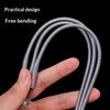 1/3/5Pcs Hoodies Elastic Band Lace Cord Flexible Drawstring Thread Bendable Spring Drawstring Threader Clip Diy Sewing Accessory