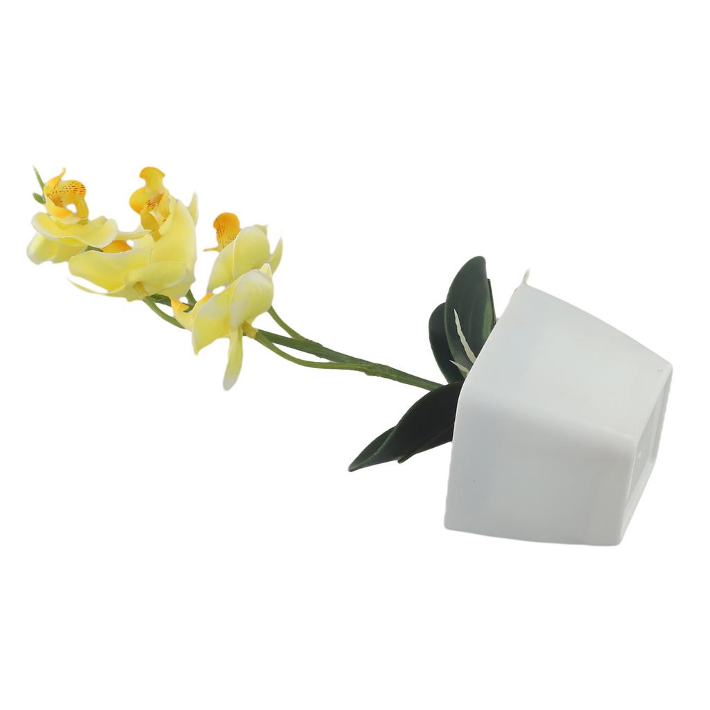 Orchid Simulation Potted Plant with 5 Heads Perfect for Home and Office Spaces