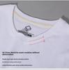 Men's White Cotton Long-Sleeve Crewneck Tee - Loose Fit Solid Color Autumn Top