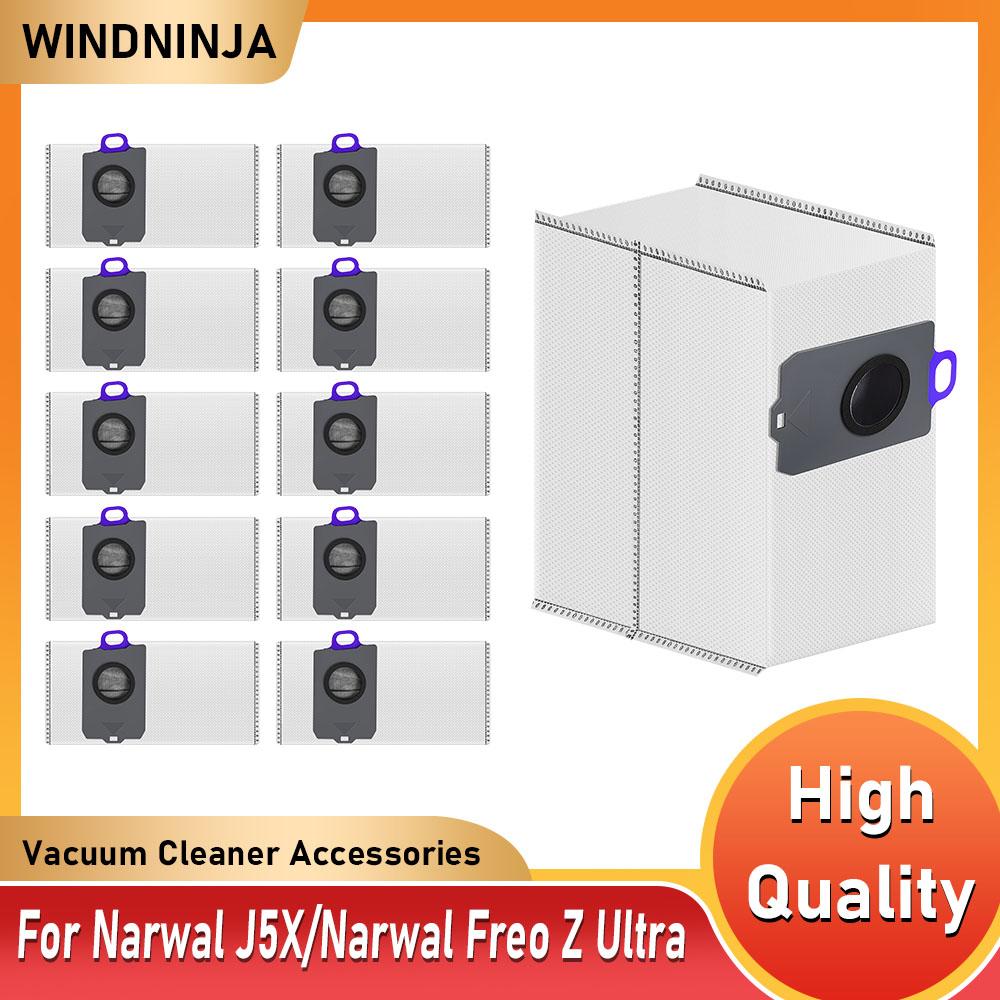 Dust Bags Fit For Narwal Flow /Freo Z Ultra /Freo Z10/Z10 Ultra /J5X Sweeping Robot Vacuum Cleaner Dust Bags Accessories Parts