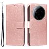 Wallet Case for 17 Ultra - Leather/PU, Rose Gold