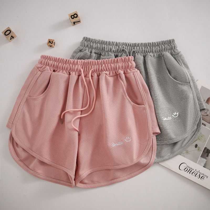 Pantaloncini Sportivi Estivi da Bambino Versione Coreana Elastici a Vita Alta Larghi Taglia Grande Casual Gamba Larga