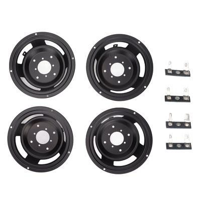 4Pcs Speaker Basin Frame 5 Inch Reverse Speaker Basin Stand with Foot Solder Tabs for DIY Speaker