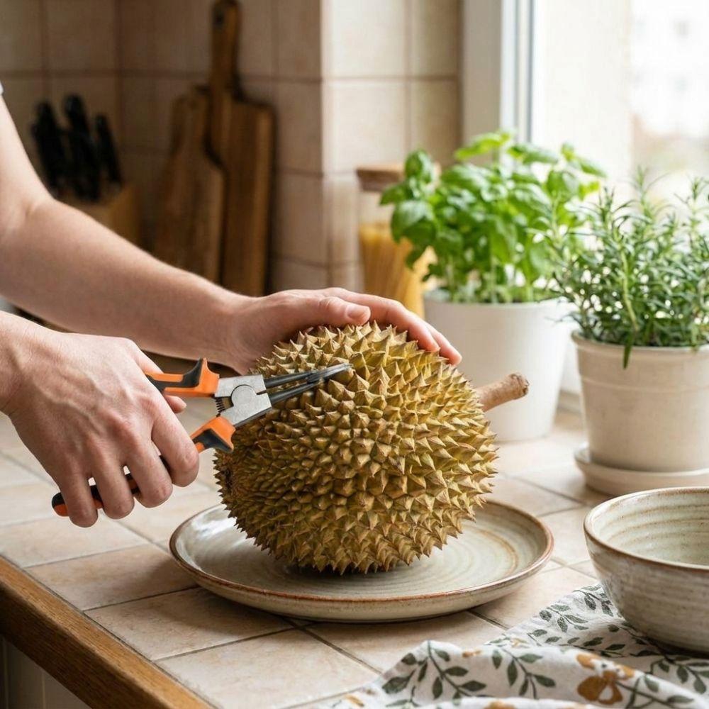 Anti-slip Handle Durian Cracker Labor-saving Watermelon Opener Durian Shell Opener Dink Shop
