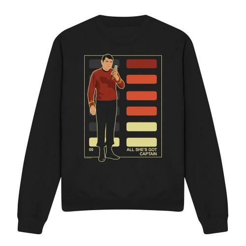 Star Trek Unisex Adult All SheÂ´s Got Captain Sweatshirt