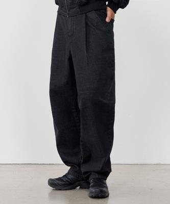 Awodeijeu Balloon Fit Denim Pants [Washed Black]