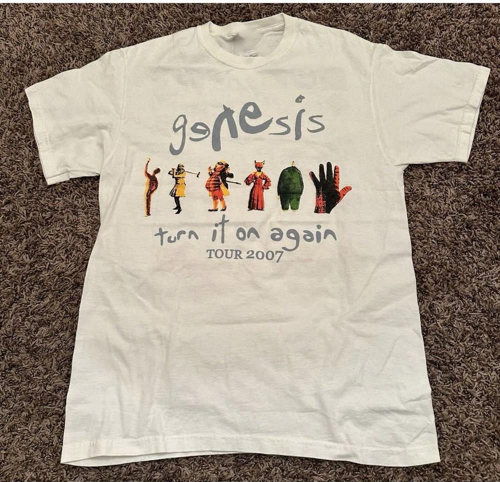 2007 Genesis Turn it on Again Tour Shirt All Size S-5XL IL586 Unisex T-Shirt XXXL