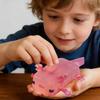 Translucent Axolotl Squeeze Toy Cute Axolotl Squeeze Toy Pink Pixel Style Stress Relief Fidget Toy Soft Gift For Kids Adults