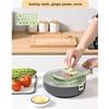 with Drain Basket Vegetable Chopper Stainless Steel Kitchen Slicer Food Grater  for Onion