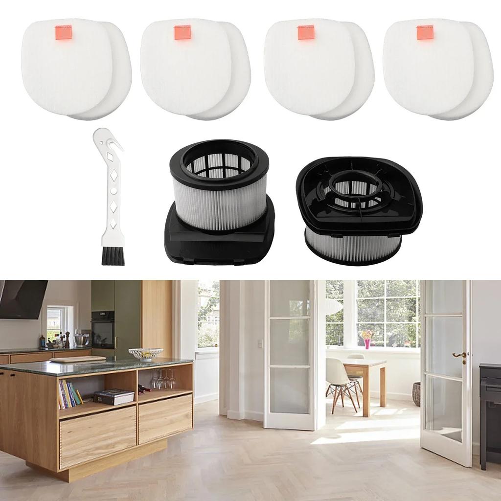 Replacement Filter Set Compatible with For Shark IZ201 IZ251 IZ202 IZ252 IZ103UKGB Vacuum Cleaner Set of 8