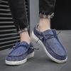 Fashion New Spring Summer Men's Vulcanized Shoes Comfortable Breathable Canvas Shoes Men's Flat Shoes Soft  Big Size 48