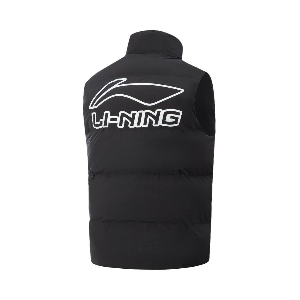 Li-Ning CBA Series Stand Collar Logo Letter Zipper Vest Men Vests AMMV005-1