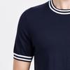 Antonio Men's Mulberry Silk Lyocell Blend Short Sleeve T-Shirt