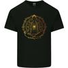 Spirituelles Yoga Meditation Frieden Herren Baumwoll T-Shirt Tee Top