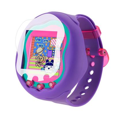 2 Pcs Screen Film Guard Anti-Scratch PET/TPU Screen Protective Film Anti Fingerprint for Tamagotchi Uni Band Pet Accessories