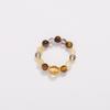 Handmade Tigers Eye Crystal Bracelet Women Men Ethnic Style Stackable Gift Valentines Day Qixi