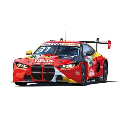Platz/NuNu 1/24 Racing Series BMW M4 GT3 2022 DTM Kampioen Plastic Modelauto PN24045 (Auto)