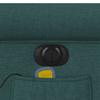 Electric Massage Recliner with Rising Assistance Dark Green Fabric