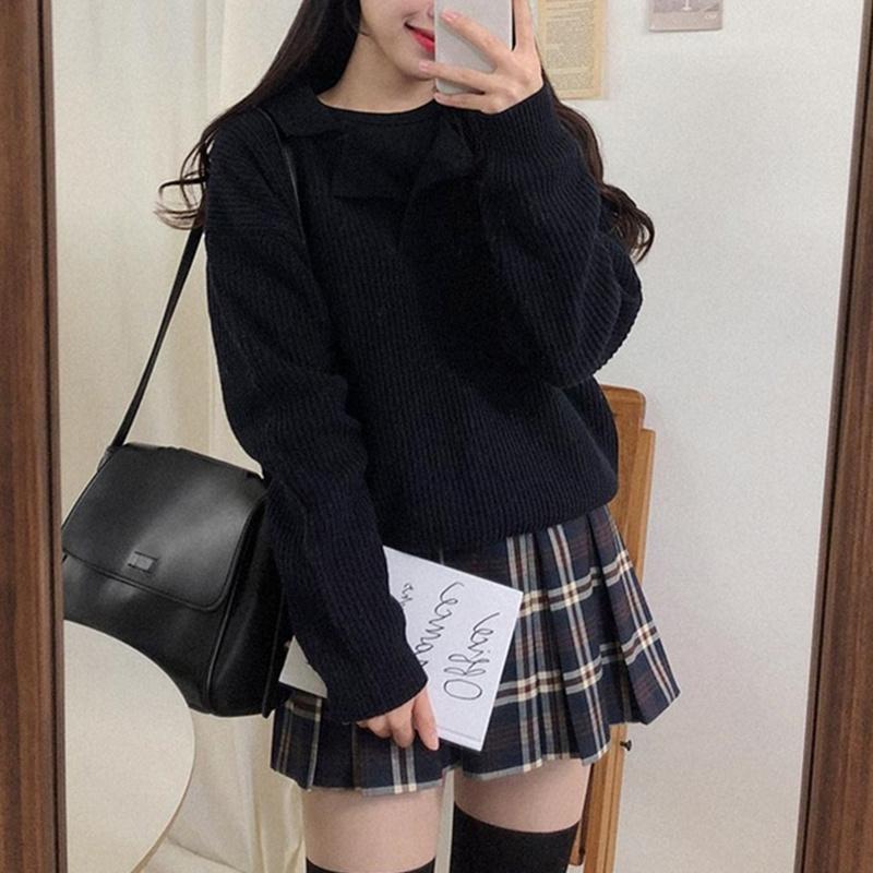 Hirsionsan Herbst Einfache Grund Kaschmir Jumper Frauen Casual Solide V-ausschnitt Pullover Weibliche Lange Hülse Lose Faul Gestrickte Pullover