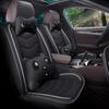 Full Coverage Linen Cartoon Panda Car Seat Cushion - Universal Fit, 2020
