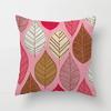 Multicolored Geometric Patterns Double-sided Printed Pillow Cover Short Plush Suitable Living Rooms Sofas Throw Cushion Cover